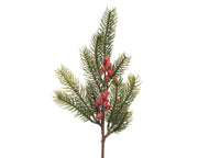 tak red berries binnen groen/rood l.6cm x w.12cm x h.36cm