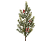 tak red berries binnen groen/rood l.7cm x w.14cm x h.64.5cm