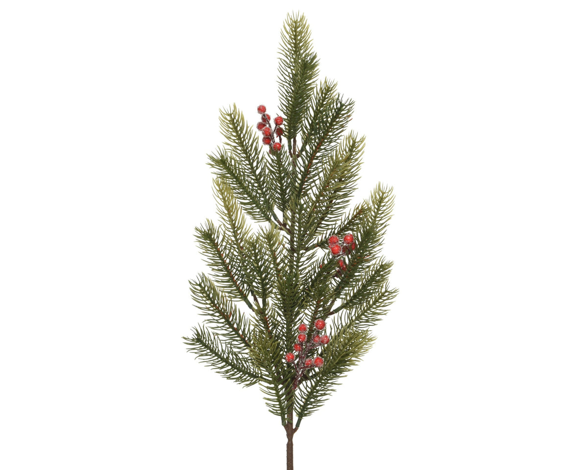 tak red berries binnen groen/rood l.7cm x w.14cm x h.64.5cm