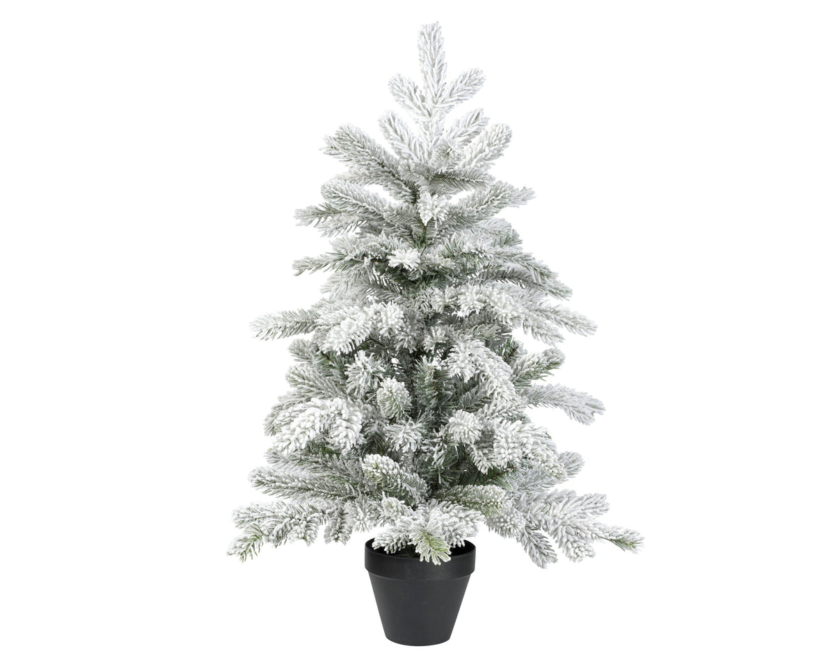 grandis mini boom snowy binnen groen/wit d.51cm x h.75cm