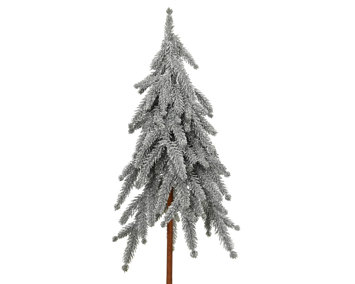 mini boom silver glitter binnen fsc mix 100% zilver d.20cm x h.50cm
