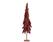 flurry fir mini boom glitter binnen fsc mix 100% bordeaux d.20cm x h.75cm