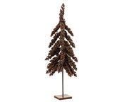 flurry fir mini boom glitter binnen fsc mix 100% donker bruin d.20cm x h.75cm