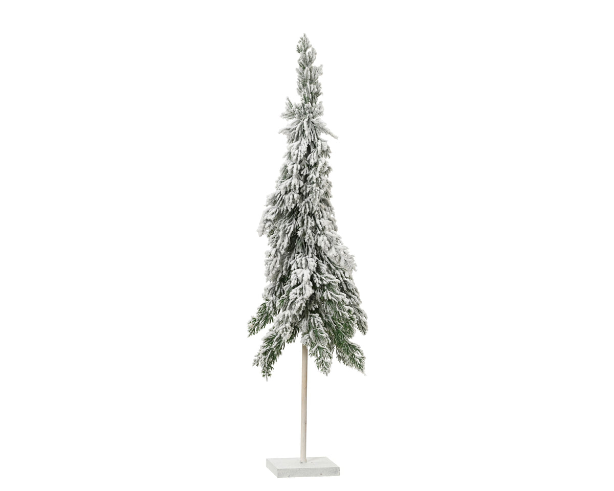 flurry fir mini boom frosted binnen fsc mix 100% groen/wit d.20cm x h.75cm