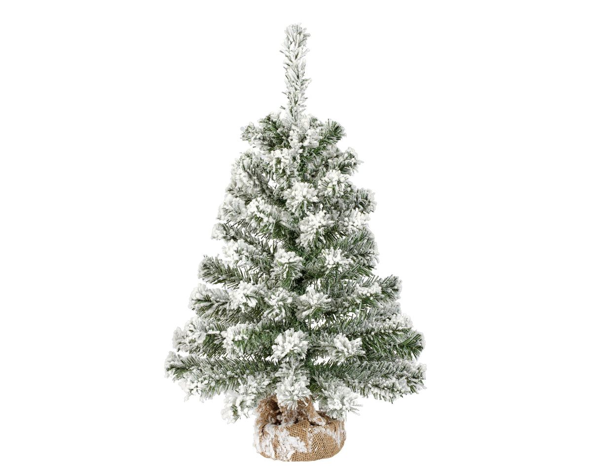 imperial mini boom snowy binnen groen/wit d.35cm h.60cm