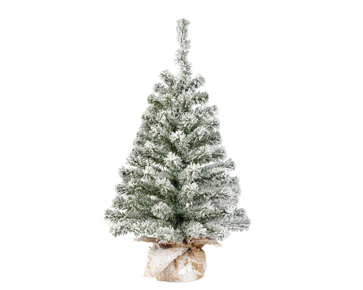 imperial mini boom snowy binnen groen/wit d.41cm h.75cm