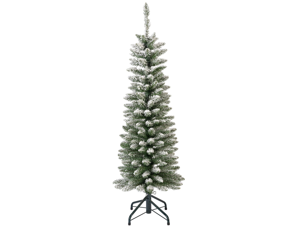 pencil pine snowy groen/wit d.50cm h.180cm