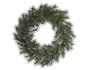 malmö krans frosted binnen groen/wit d.50cm x h.12cm