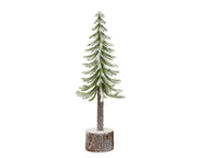 mini boom snowy binnen fsc mix 100% groen/wit d.8cm x h.25cm
