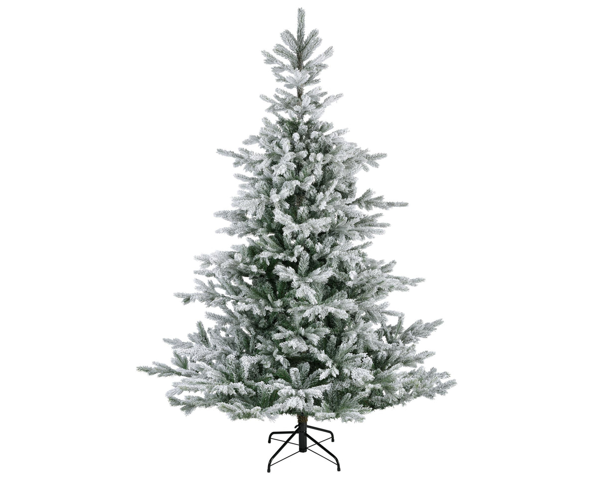 grandis fir snowy groen/wit d.150cm h.210cm
