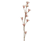 spray polyester bell flower poederroze l.11cm x w.9cm x h.83cm
