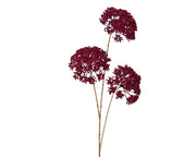queen anne plastic glitter 3 heads paars l.38cm x w.30cm x h.88cm