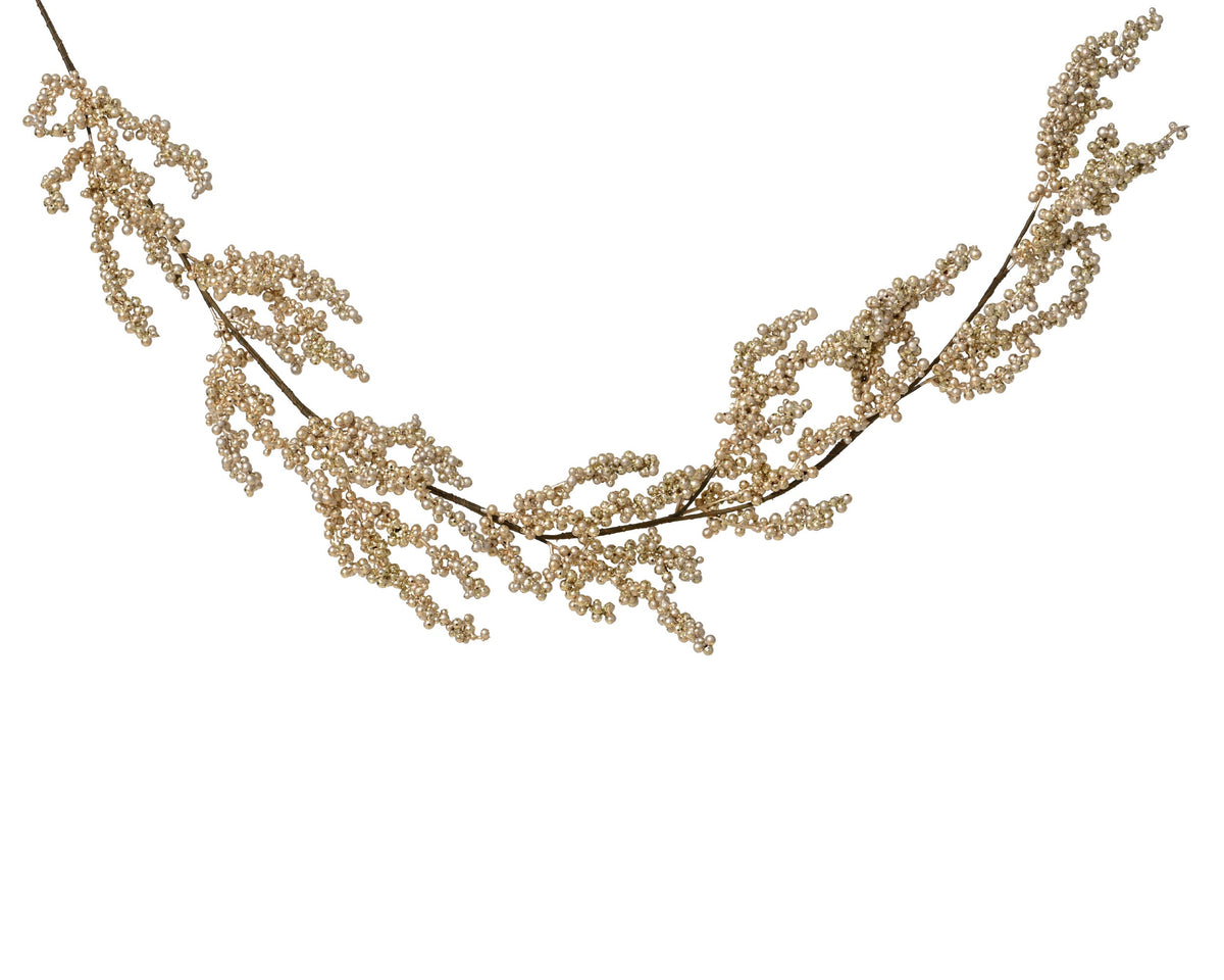 slinger foam glitters licht goud l.10cm x w.5cm x h.130cm