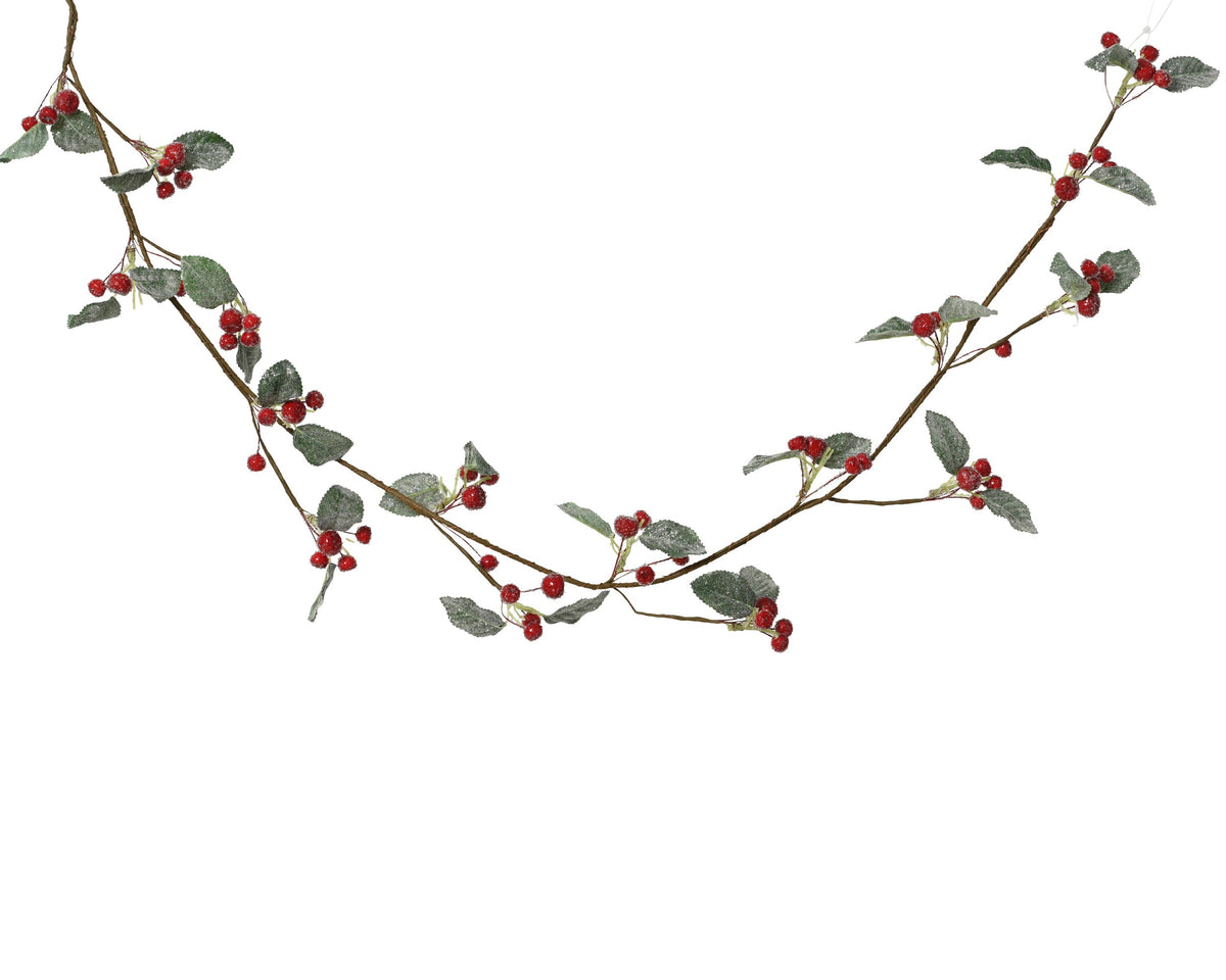 slinger foam sugar pe leaves rood/kleur(en) l.5cm x w.5cm x h.130cm