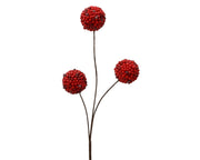 bessenspray foam some small sugar frosted berry parts rood l.5cm x w.5cm x h.58cm