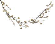 slinger pe glitters 14x leaves, 32x baubles parel l.6cm x w.6cm x h.120cm