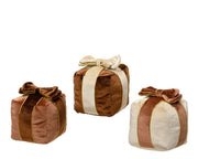 giftbox polyester fluweel bow 3col ass assortie l.13cm x w.13cm x h.15cm