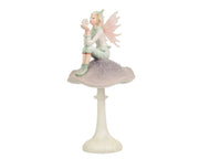 paddenstoel polyresin elf creme/kleur(en) l.12.8cm x w.13.2cm x h.26.5cm
