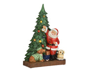 muziekdoos polyresin rood/kleur(en) l.8.5cm x w.22.5cm x h.33.5cm