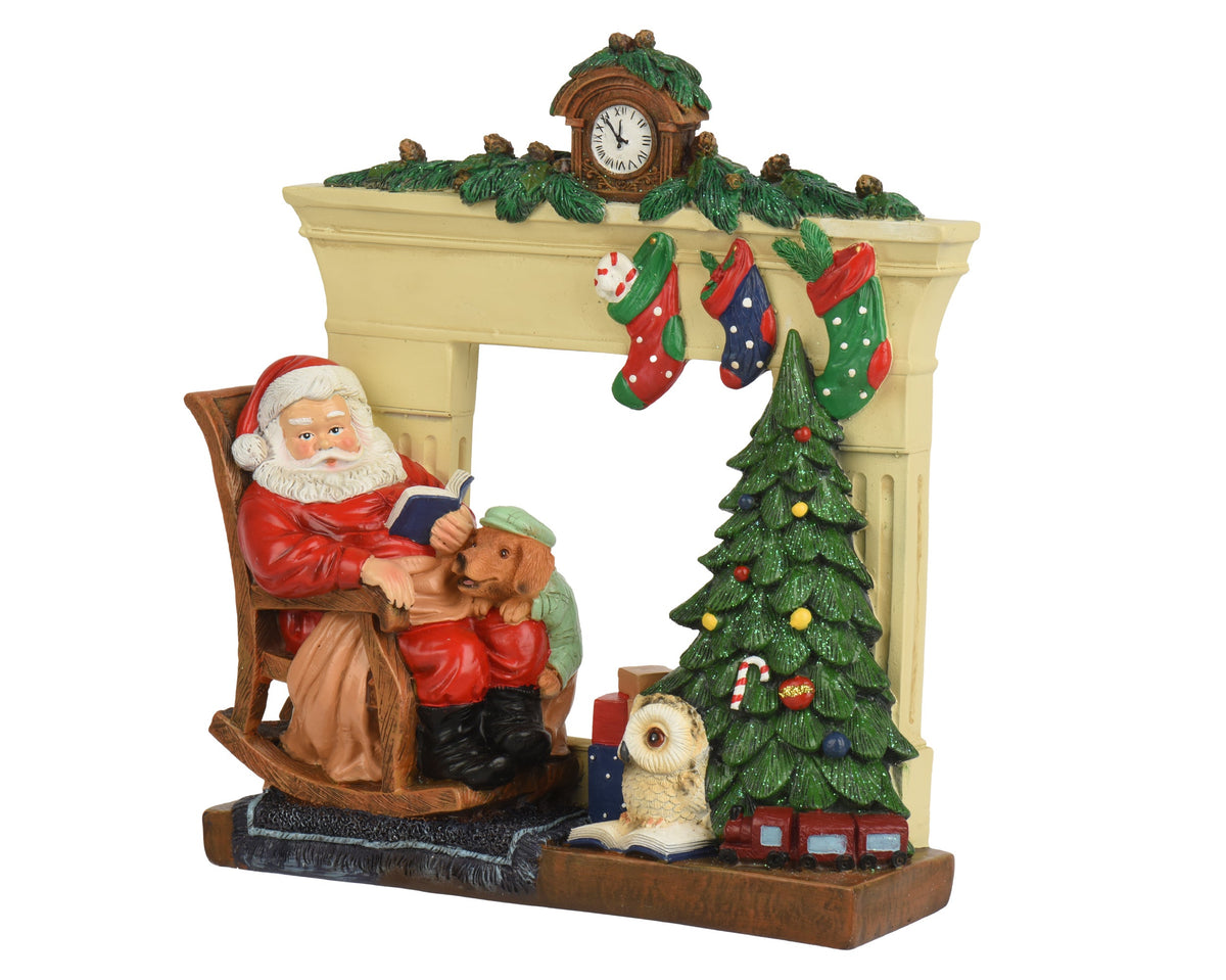 scenery polyresin rood/kleur(en) l.8.5cm x w.27cm x h.28.5cm