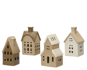 huis keramiek 4ass assortie l.8.3cm x w.11cm x h.17.9cm
