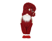 gnoom polyester standing rood l.21cm w.17cm h.62cm