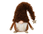gnoom polyester sitting bruin l.20cm w.14cm h.28cm