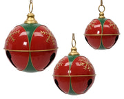 klok ijzer groen/rood h.26cm