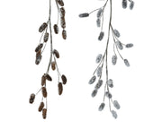 slinger dennenappel sugar 45 pcs pinecones 2col ass naturel l.5cm x w.10cm x h.130cm