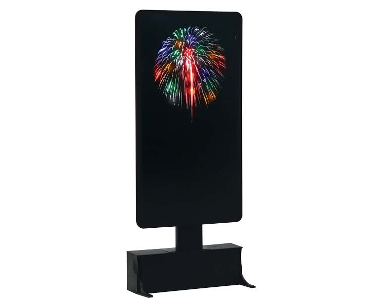 multi-color fireworks, b/o (4.5v)