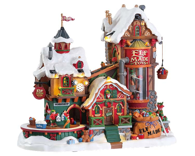 elf made toy factory, with 4.5v adaptor