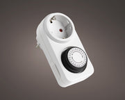 timer pvc binnen wit l.7.2cm x w.7.2cm x h.11.5cm