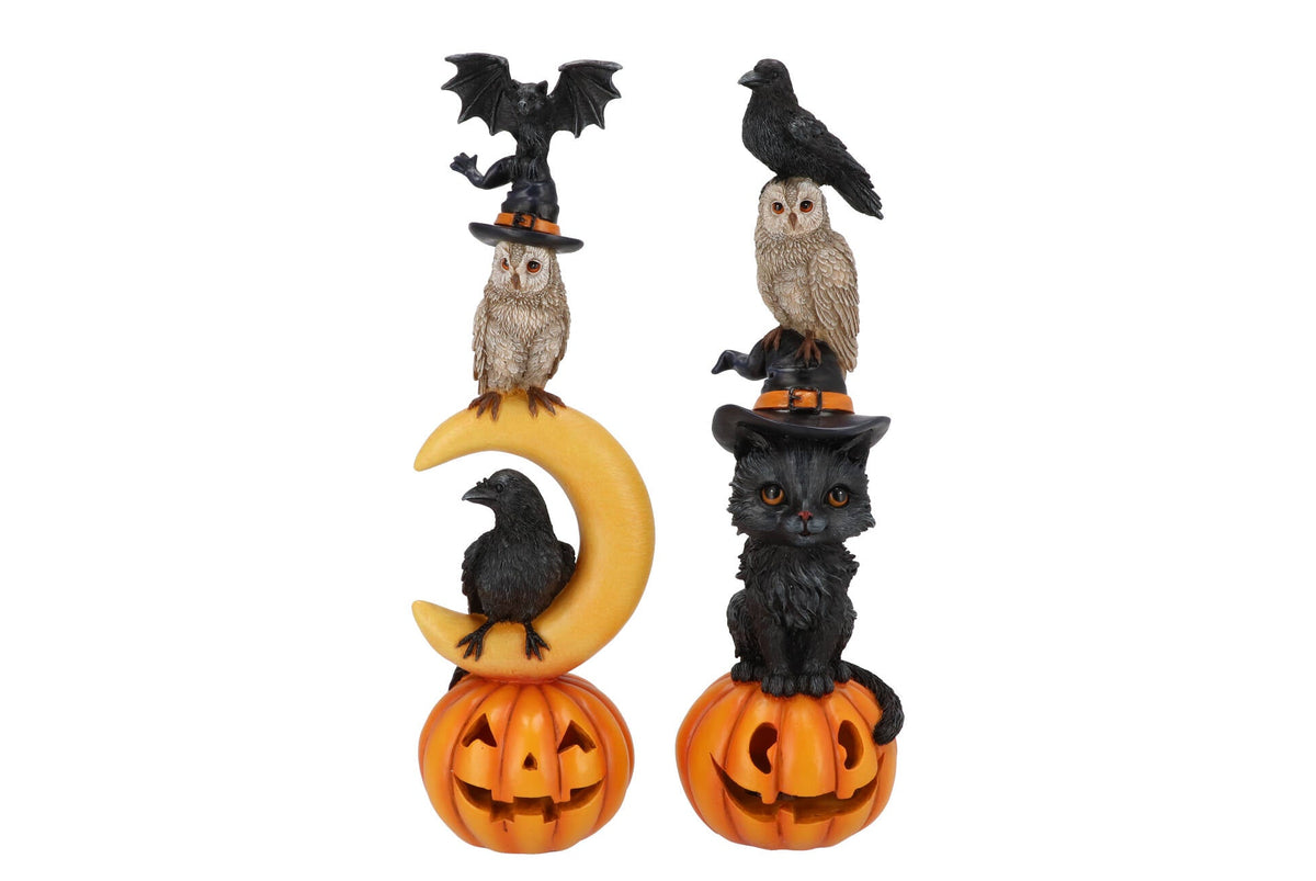 wonderland orange halloween animals ass 10x9x31cm