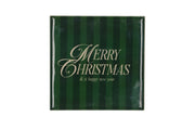 tile happy merry christmas green 10x10x1cm