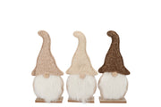 lauren brown gnome deco ass 8x4x18cm