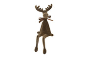 rendier zittend velvet adrian m bruin