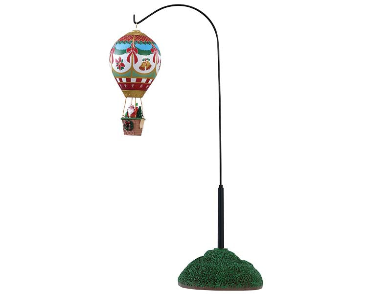 holiday cheer hot air balloon, b/o (4.5v)