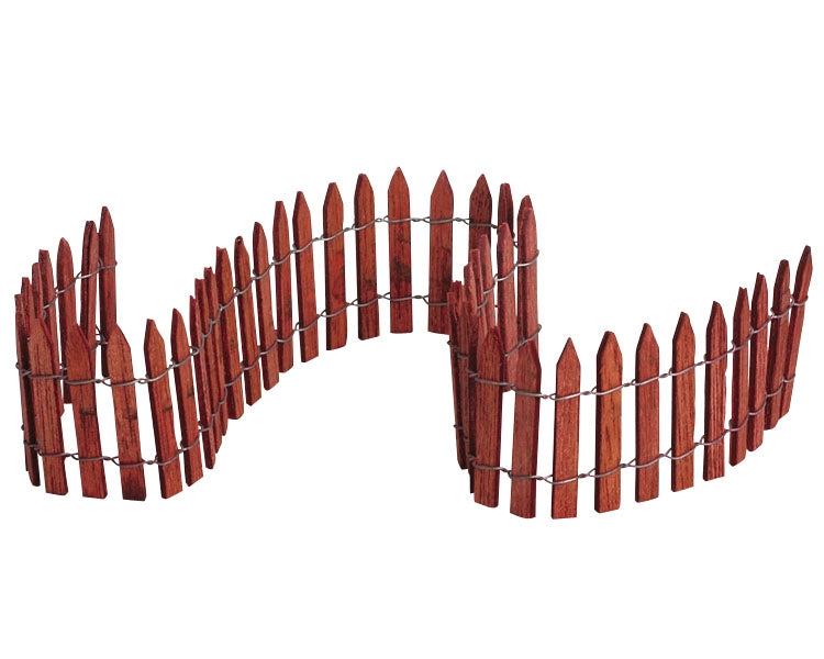 wired wooden fence