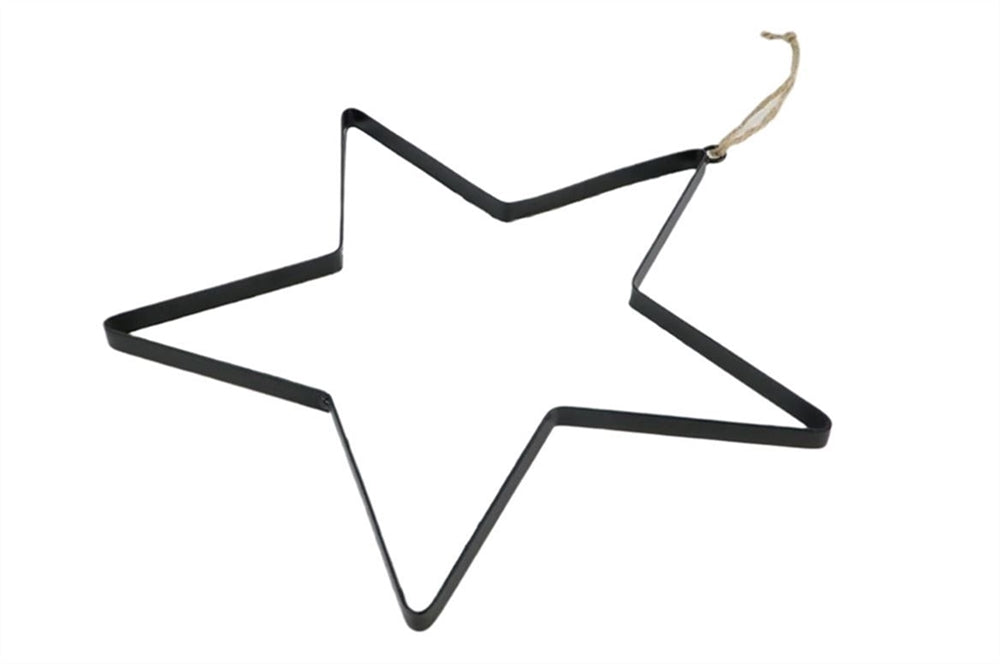 hanger floral star l40w2h40 black