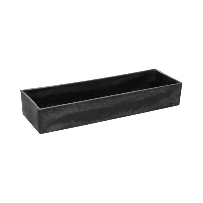 planter melam l32w10.5h5 grey