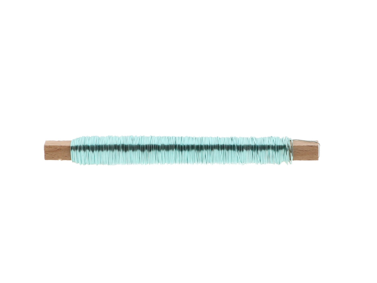 hobby floral wire 50g light blue