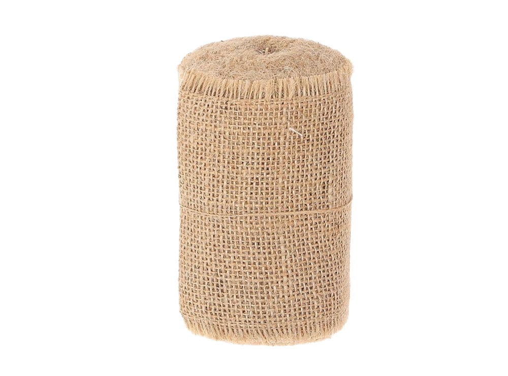 ribbon jute w10cm 5mtr
