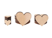 heart essential 30pcs 3ass wood