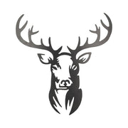 wall decoration karat deer l78w71h1 black
