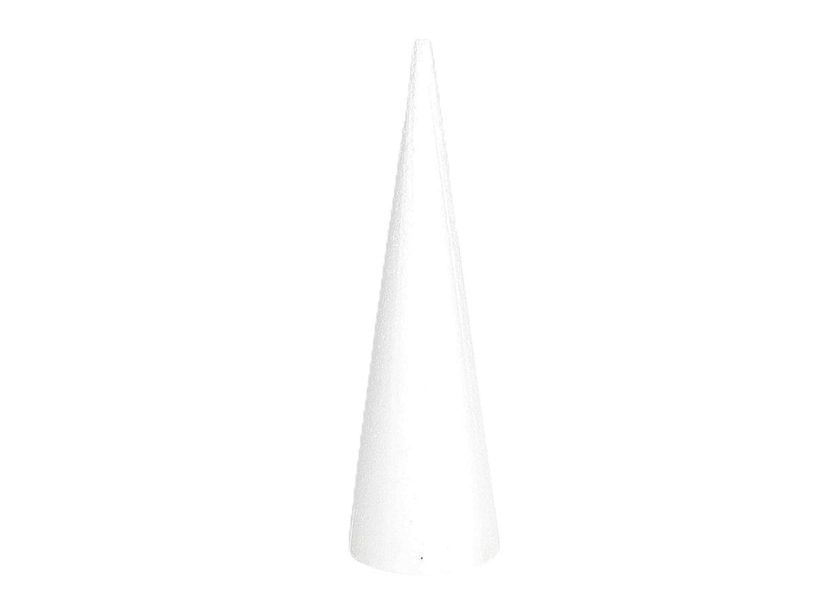 cone styrofoam h40d12 white
