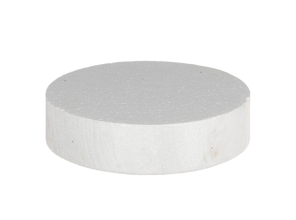 cake styrofoam h6d25 white
