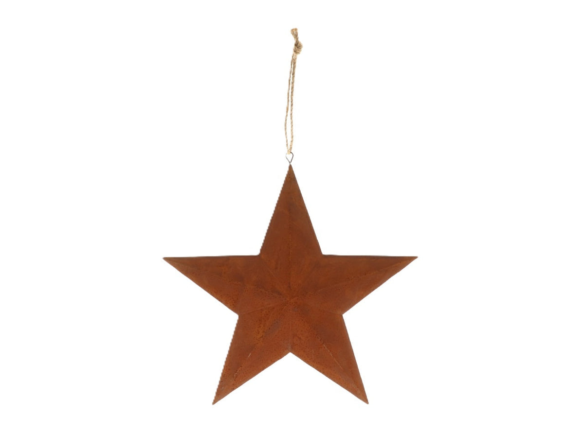 hanger star ezra l33w33.5h0.5 rusty