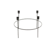 candleholder 4 tammy h20d27 black