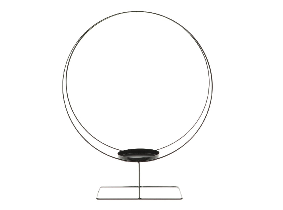 candle holder ring l48w14h60 black