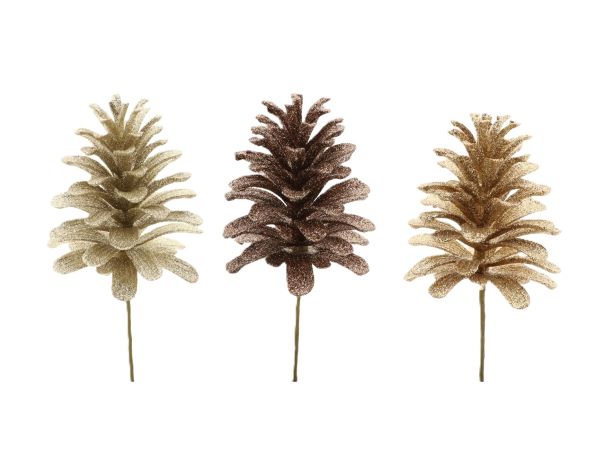pinecone dinan glitter l11d9 assorted